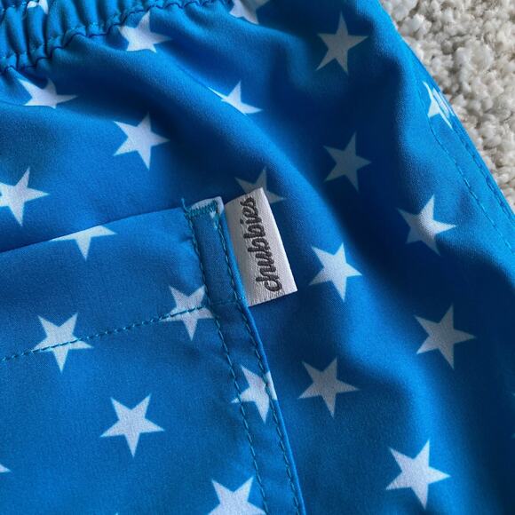 Chubbies Swim Trunk 5.5" Inseam Mens 2XL Stars and Rainbow Stripes Mesh Lined - Picture 5 of 6